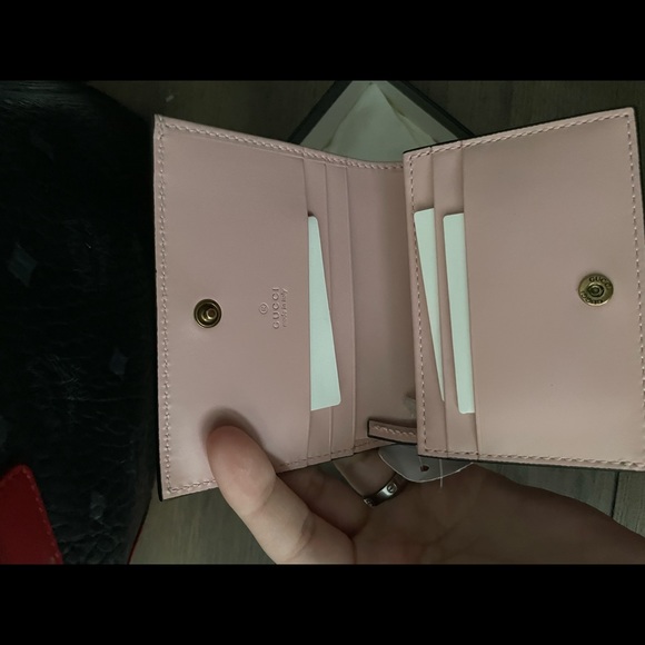 Gucci Pink Card Wallet - Picture 3 of 5